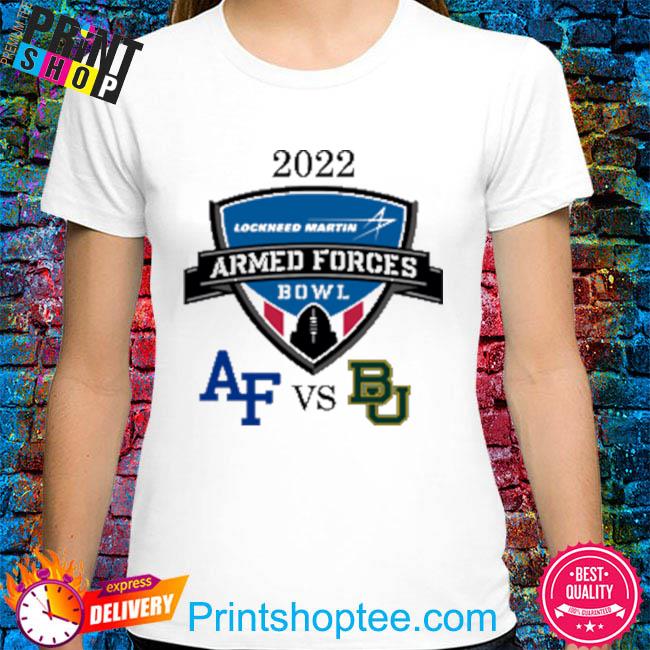 Ncaa baylor tigers vs air force falcons 2022 armed forces bowl matchup shirt