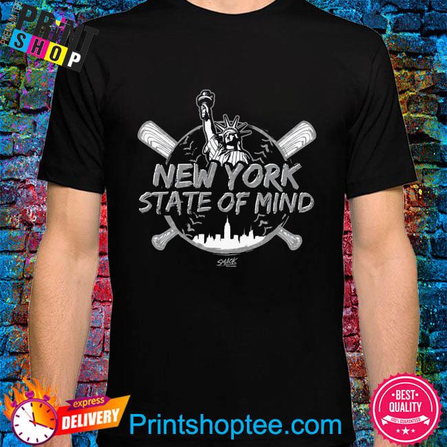 New york state of mind new york baseball shirt
