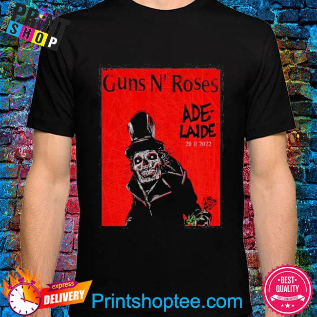 Official Guns N' Roses 2022 Adelaide Shirt