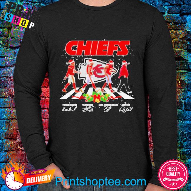 : Long Sleeve Red Patrick Mahomes Travis Kelce Andy Reid