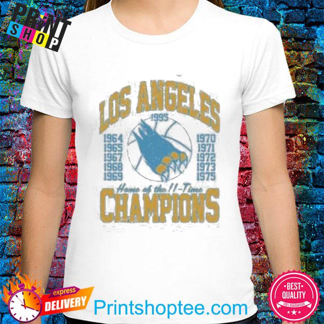 Official La Basketball Home Of The 11-Time Champions Shirt