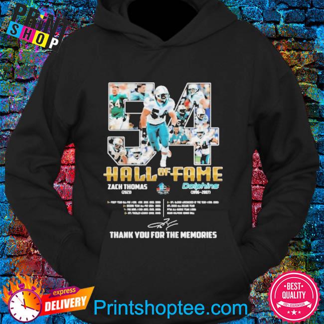 Zach Thomas Miami Dolphins Shirt Hoodie