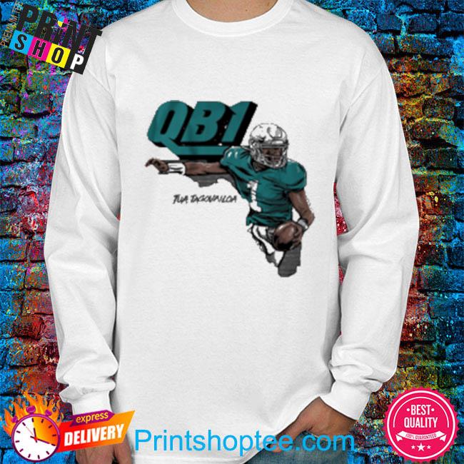 QB1 Tua Tagovailoa Miami Dolphins Shirt, hoodie, sweater, long