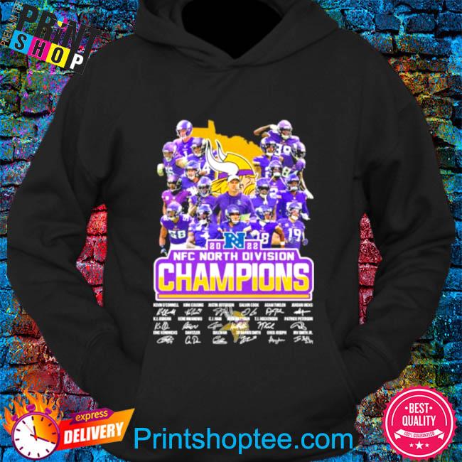 Minnesota Vikings 2022 NFC North Champions Hoodie - BTF Store