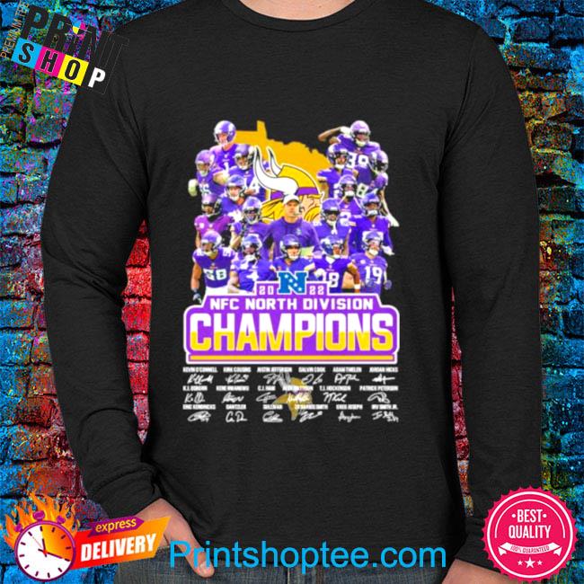 Minnesota Vikings 2022 NFC North Division Champions Divide and