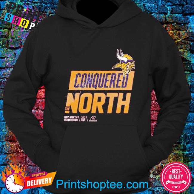 Official Minnesota Vikings Conquered The North T Shirts - Tiotee