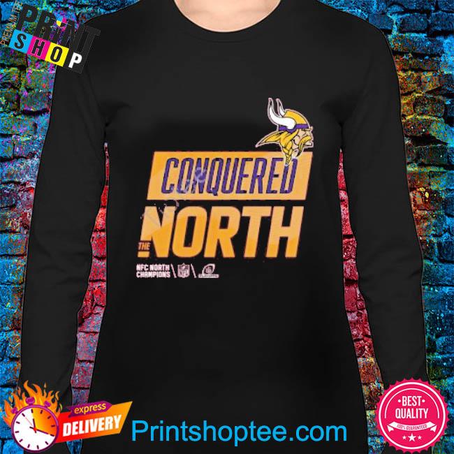 Official minnesota vikings conquered the north shirt, hoodie