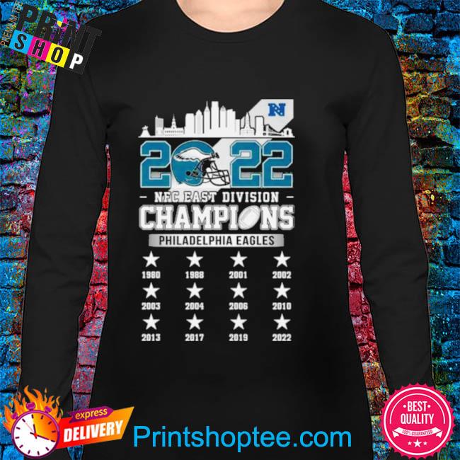 Philadelphia Eagles 2022 NFC East division champions skyline shirt, hoodie,  sweater and v-neck t-shirt