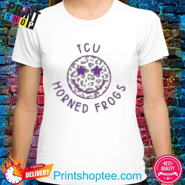 Official TCU Horned Frogs smile scoop and score smile icon T-Shirt