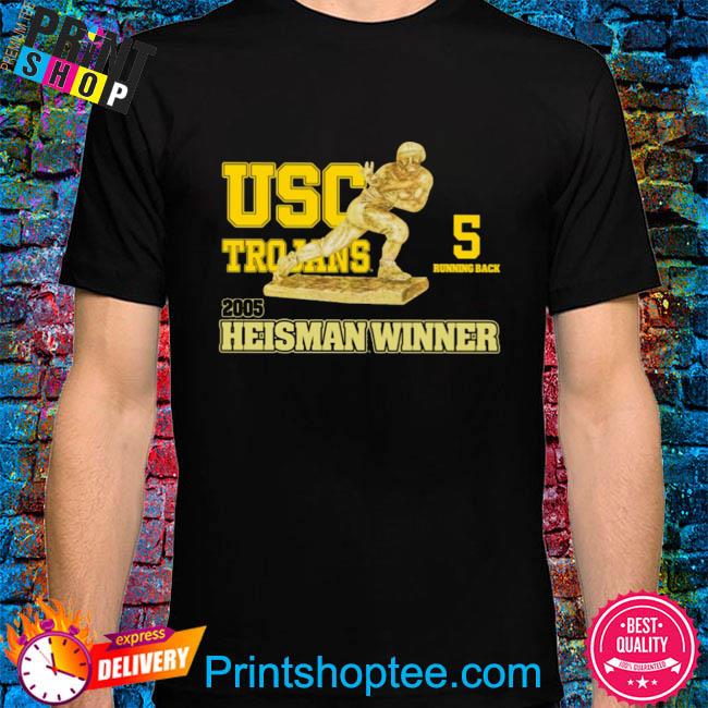 Official Usc trojans 5 running back 2005 heisman winner shirt