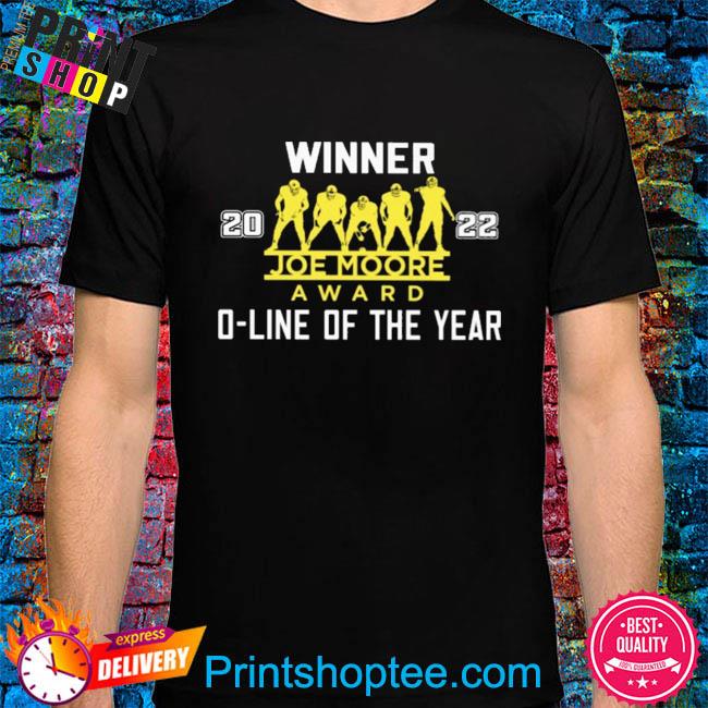 Official Winner joe moore award 2022 o-line of the year shirt