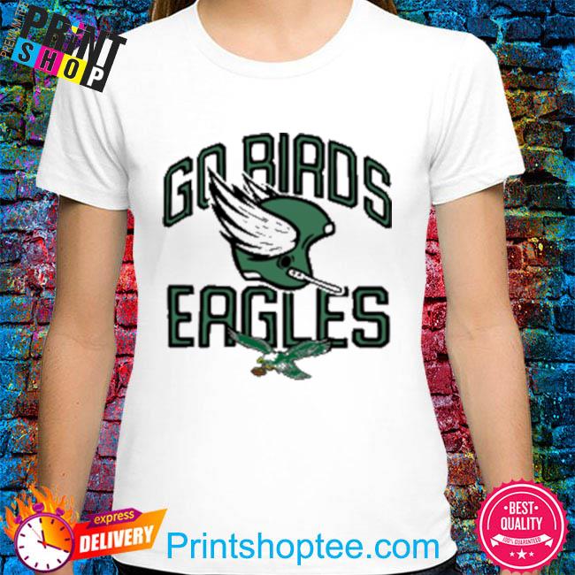Philadelphia Eagles Go Birds T-Shirt | Kelly Green Eagles Apparel from Homage. | Officially Licensed NFL Apparel from Homage Pro Shop.