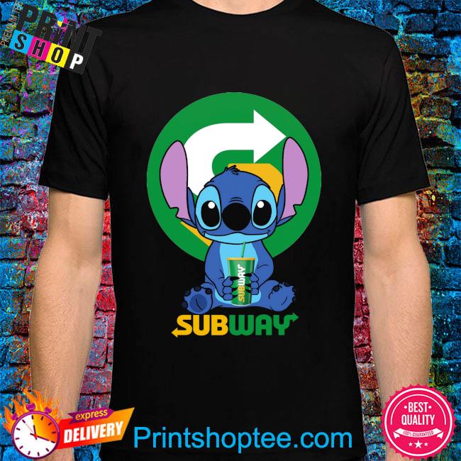 Stitch hug subway logo 2023 shirt