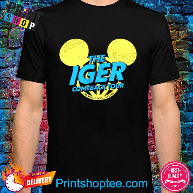 The iger comeback tour logo shirt