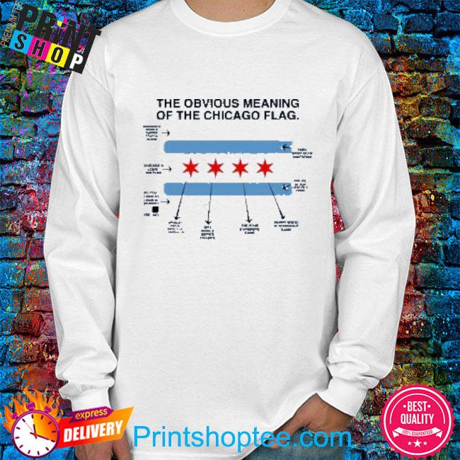 Chicago Flag T-Shirt in White