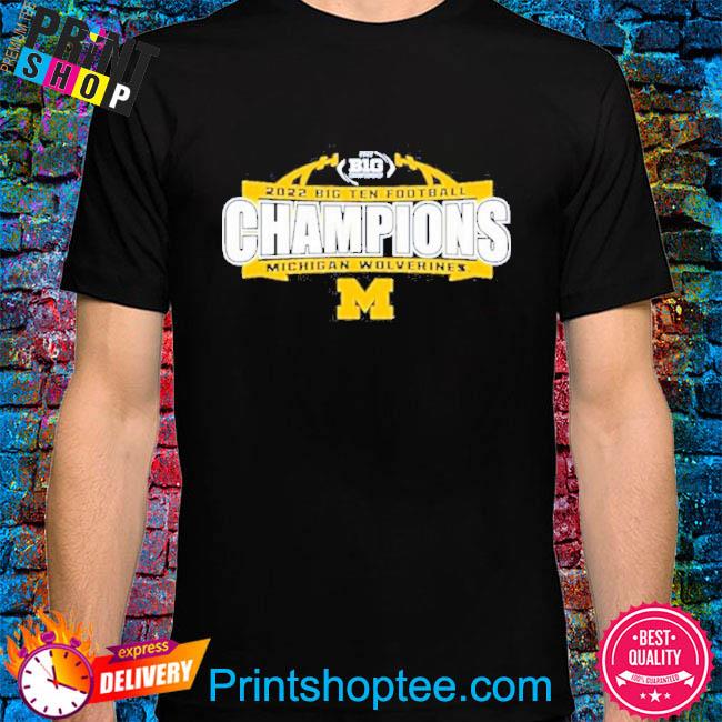 University Of Michigan Football 2022 Big Ten Champions Shirt