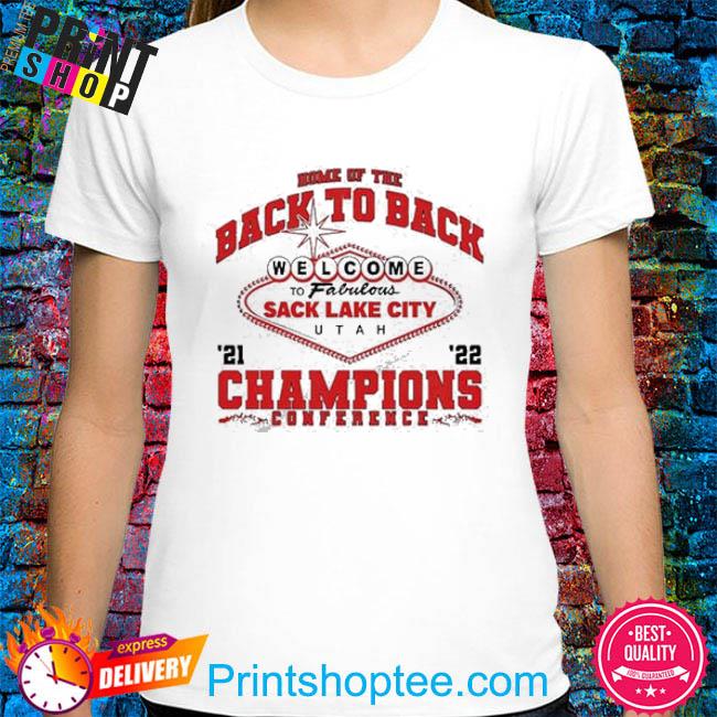 Utah Utes Home of the back to back 2021 2022 Champions Conference T-shirt