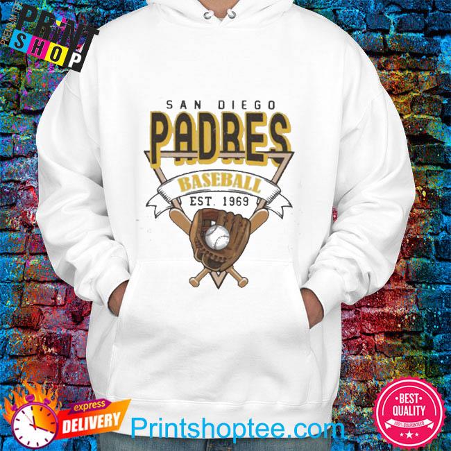 San diego padres est 1969 vintage baseball shirt, hoodie, sweater, long  sleeve and tank top