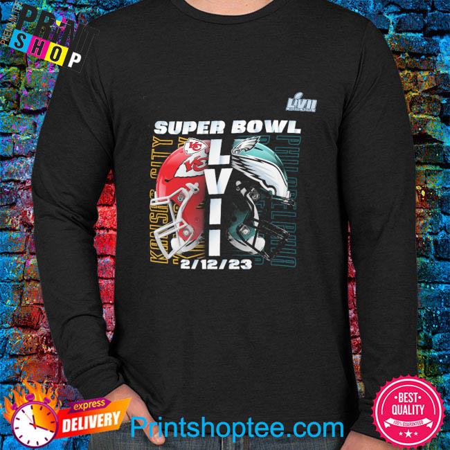 Super Bowl LVII T-Shirt Philadelphia Eagles Vs Kansas City Chiefs