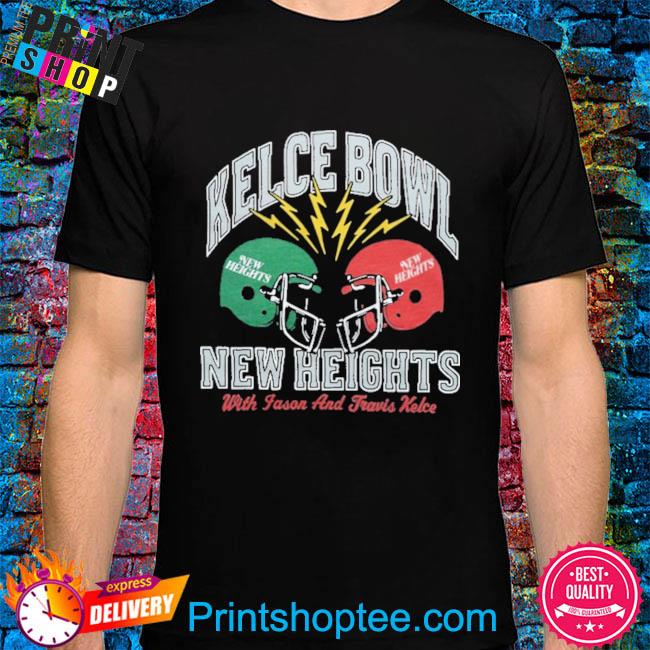 Official Kelce Bowl New Heights With Jason And Travis Kelce Tee