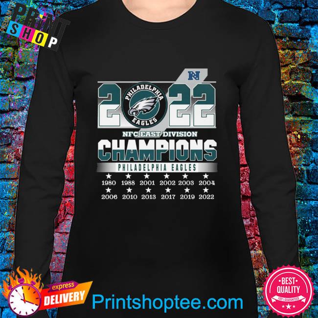 NFC East Division Champions Philadelphia Eagles 1980-2022 Shirt, hoodie,  sweater, long sleeve and tank top