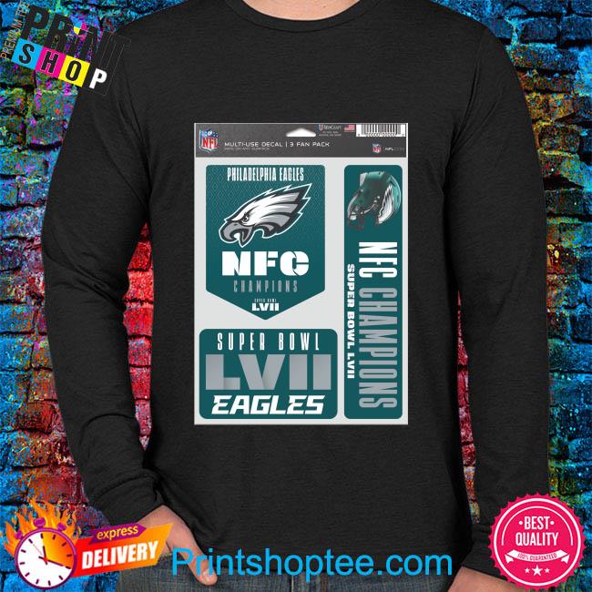 Philadelphia eagles wincraft 2022 nfc champions shirt, hoodie