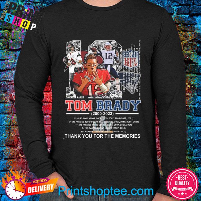 Tom Brady thank you for the memories shirt, hoodie, sweater and