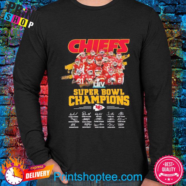 Funny Kansas city Chiefs super bowl champions signatures 2023 shirt