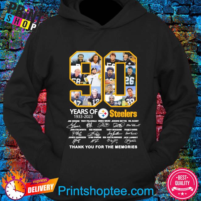 85 Years Of Pittsburgh Steelers 1933-2018 Thank You For The Memories T-Shirt  - TeeNavi