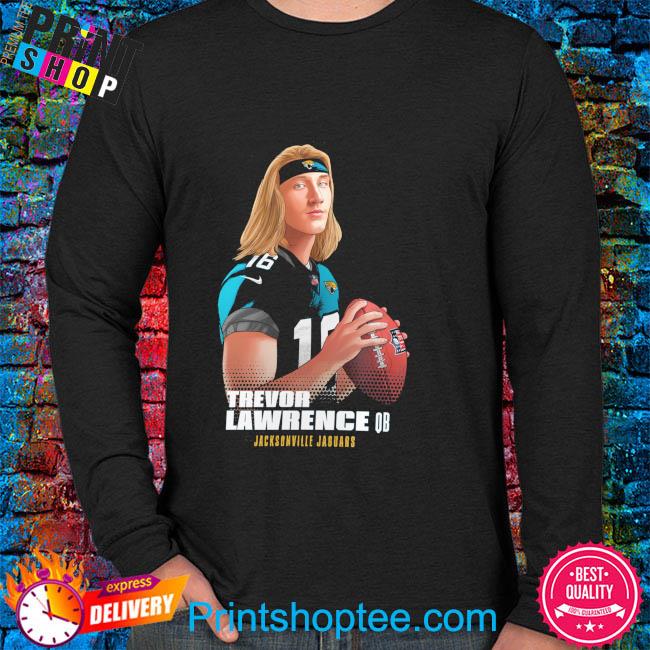 Official Jacksonville jaguars trevor lawrence teal player graphic shirt,  hoodie, sweater, long sleeve and tank top