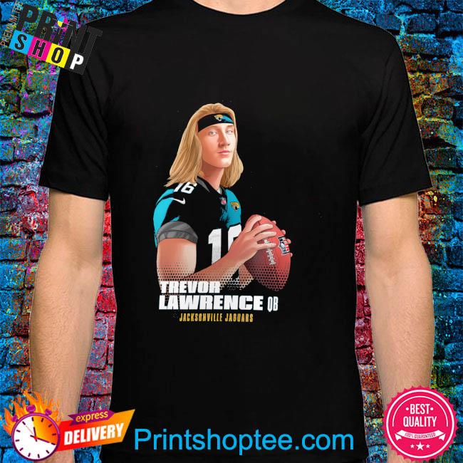 FREE shipping Number 16 Trevor Lawrence Jacksonville Jaguars shirt, Unisex  tee, hoodie, sweater, v-neck and tank top