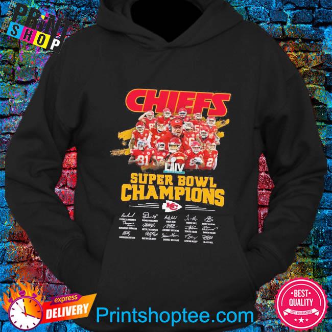 Kansas City Chiefs 2023 AFC Championship Game Champions signatures shirt,  hoodie, sweater, long sleeve and tank top