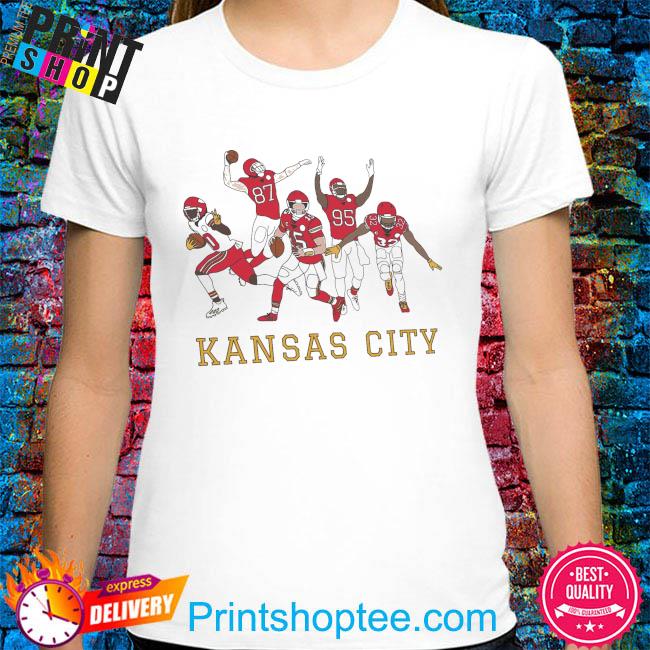 Kansas City Chiefs Vintage Football T-Shirt - Jolly Family Gifts