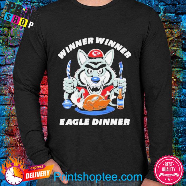 Official Kc wolf Chiefs winner winer eagle dinner shirt, hoodie, sweater,  long sleeve and tank top