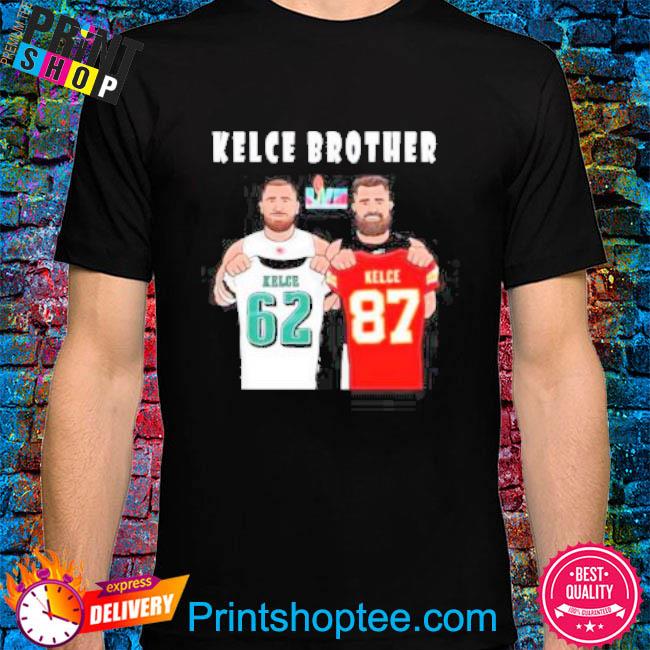 Official Kelce Brothers Jason Kelce Vs Travis Kelce Lvii Super Bowl Matchup shirt