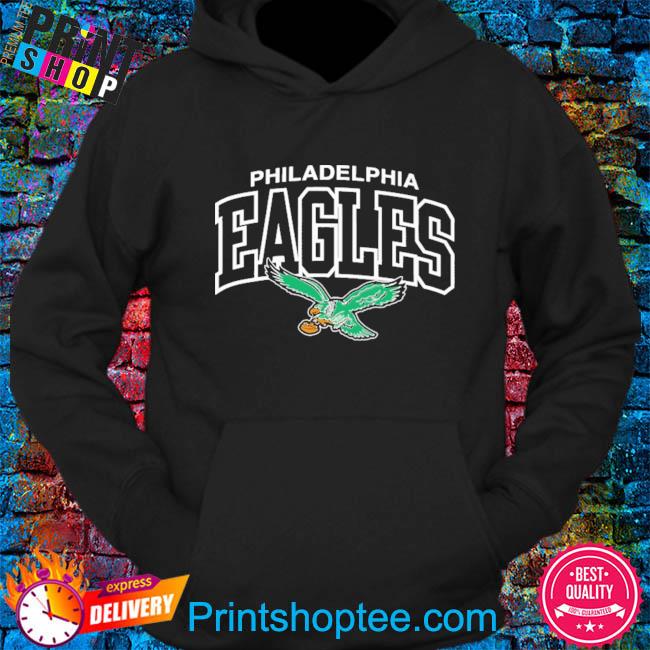 Official Philadelphia eagles mitchell & ness kelly green logo arch shirt,  hoodie, sweater, long sleeve and tank top