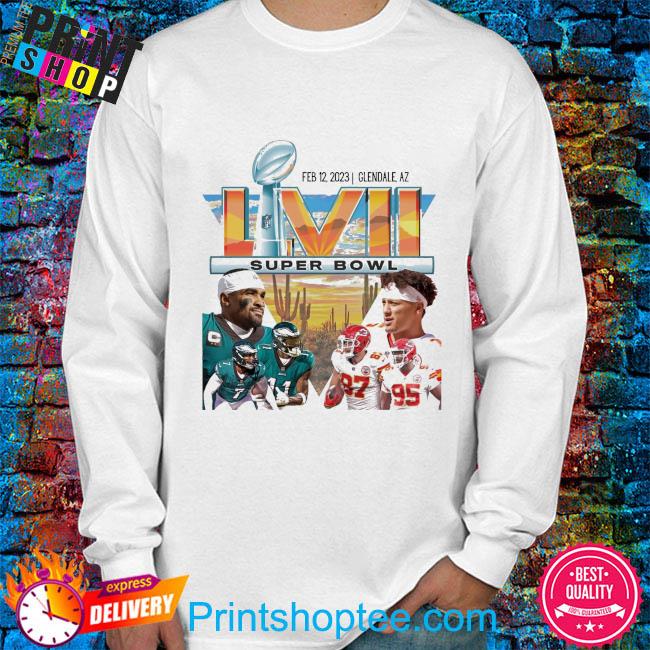 February 12 2023 Super Bowl Philadelphia Eagles vs Kansas City Chiefs  shirt, hoodie, sweater, long sleeve and tank top