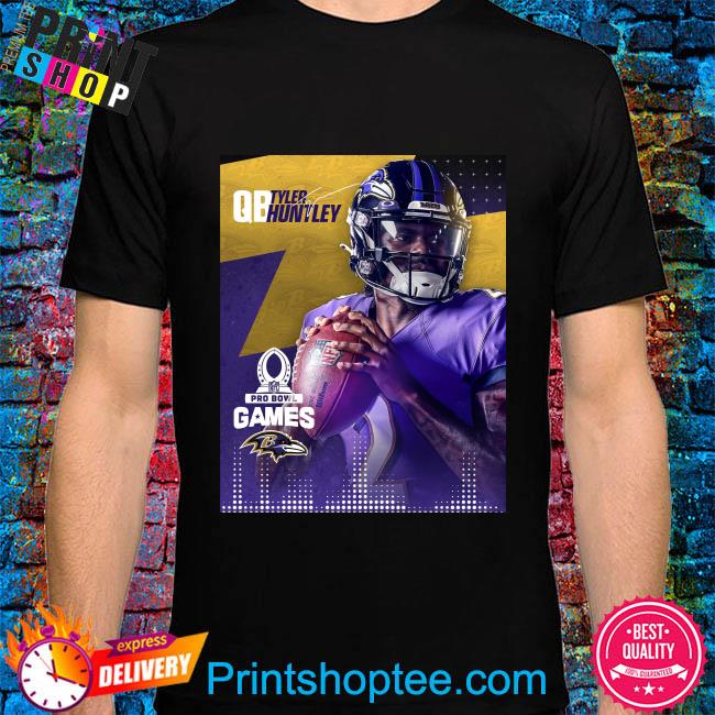 Tyler snoop huntley has been named to the pro bowl games baltimore ravens fashion shirt