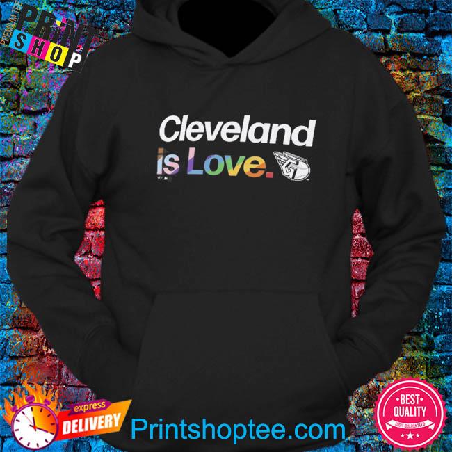 Cleveland Guardians is love pirates black city pride shirt, hoodie