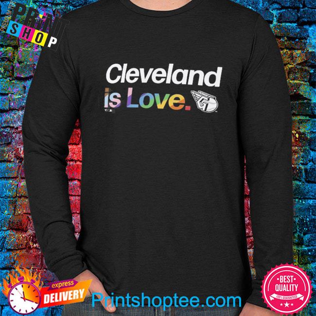 Cleveland Guardians is love pirates black city pride shirt, hoodie