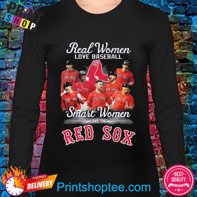 Real Women love Baseball smart women love the Red Sox 2023 shirt