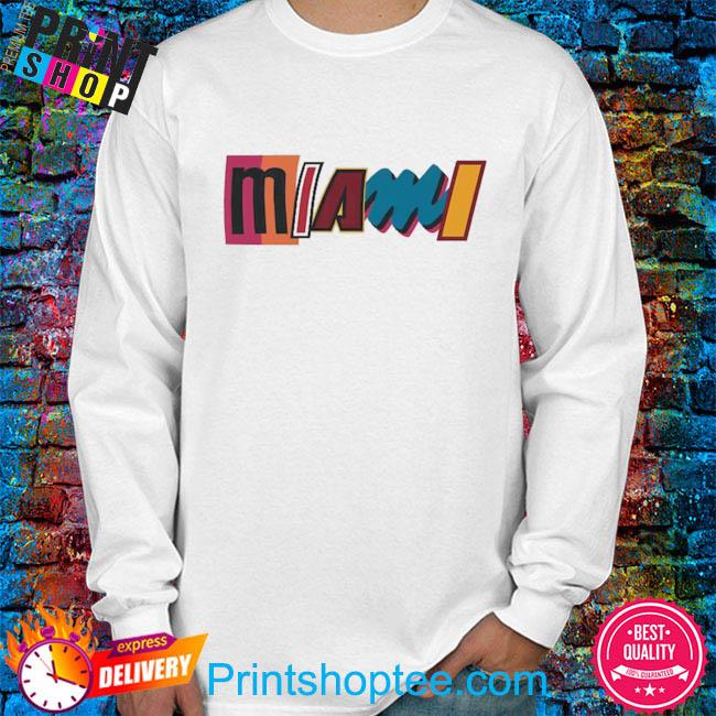 Miami Heat City Edition T-Shirt - White - Throwback