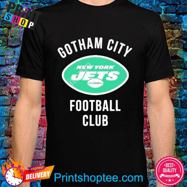 Robert Saleh Gotham City Football Club New York Jets Long Sleeve Shirt