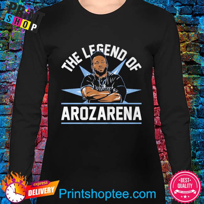 The legend of randy arozarena shirt, hoodie, sweater, long sleeve and tank  top