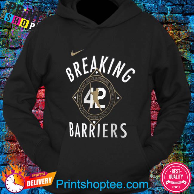 Jackie robinson brooklyn dodgers nike cooperstown collection breaking  barriers performance shirt, hoodie, sweater, long sleeve and tank top