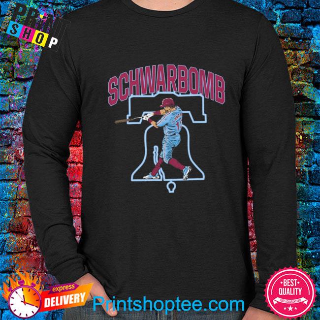 Kyle schwarber schwarbomb logo shirt, hoodie, sweater, long sleeve