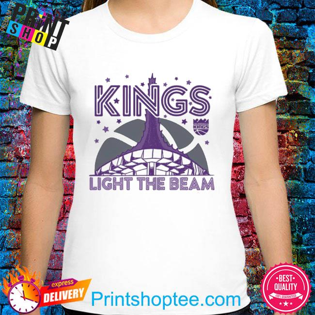 Nba Store Sacramento Kings Homage Light The Beam Shirt, hoodie