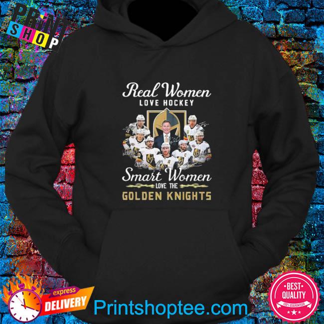Real women love hockey smart women love vegas golden knights shirt