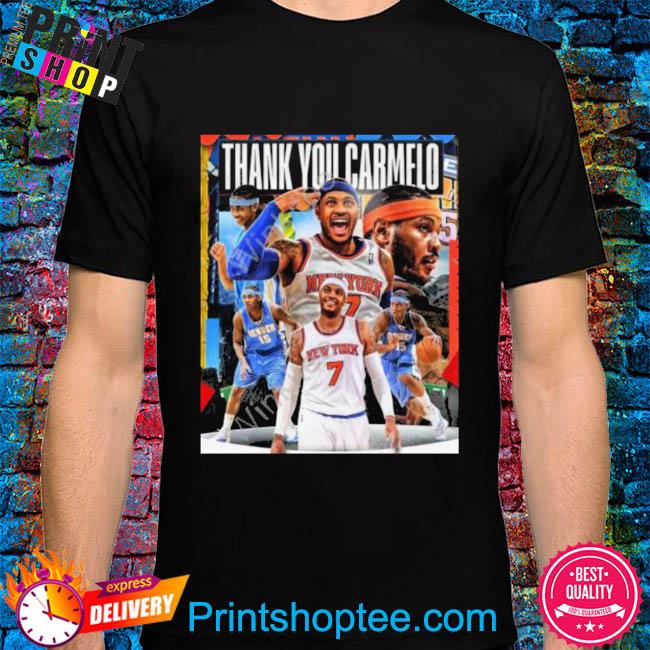 Thank You Carmelo Anthony NBA Shirt