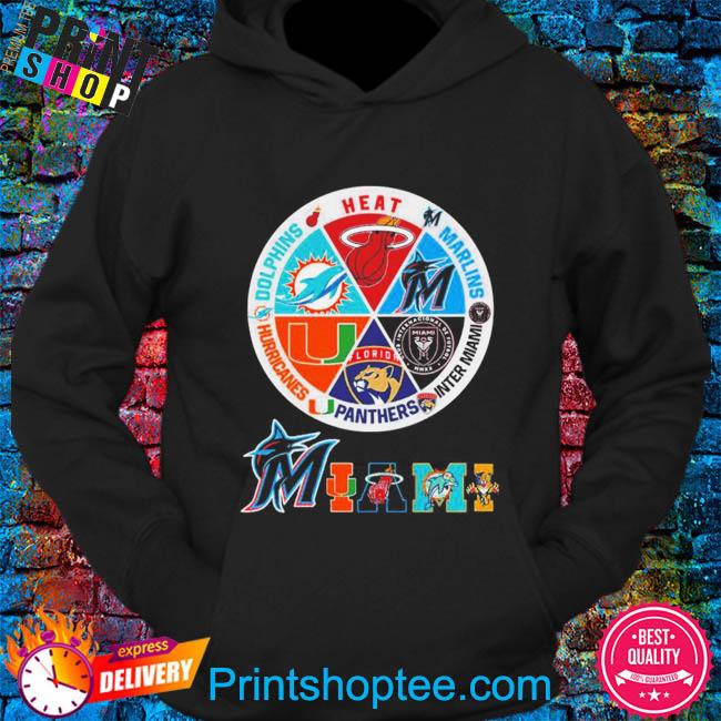 Official Miami Dolphins, Miami Heat, Miami Marlins and Florida Panthers  shirt, hoodie, sweater, long sleeve and tank top